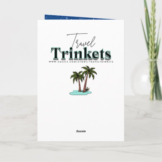 Strasbourg, France Christmas Market Personalized Karte (Rückseite)