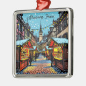 Strasbourg, France Christmas Ornament Aus Metall (Links)