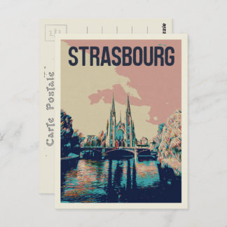 Strasbourg St Paul Church - Frankreich Postkarte