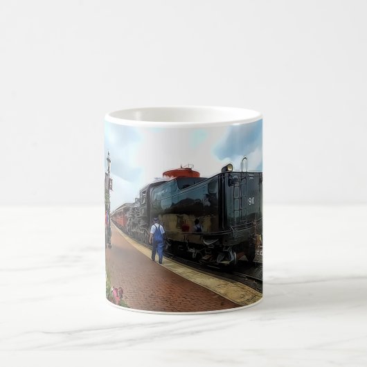 Strasburg Eisenbahn Kaffeetasse (Mittel)