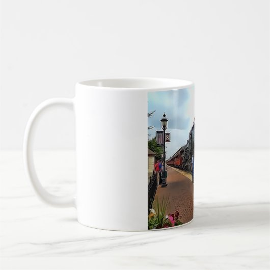 Strasburg Eisenbahn Kaffeetasse (Links)
