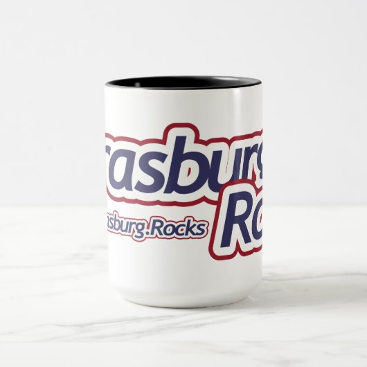 Strasburg Felsen! Tasse 15oz (Zentrum)