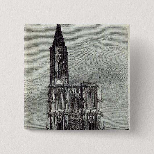 Strasburg Kathedrale Button (Vorderseite)