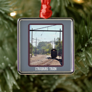 Strasburg Zug Ornament  Aus Metall