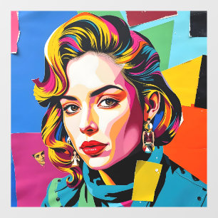 „Strasha“ - Gloss Pop Collage Dream Fensteraufkleber