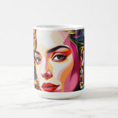 “Strasha” - Gloss Pop Collage Dream Kaffeetasse (Mittel)
