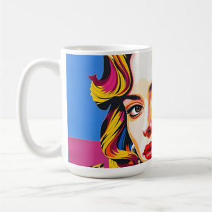 „Strasha“ - Gloss Pop Collage Dream Kaffeetasse
