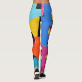 „Strasha“ - Gloss Pop Collage Dream Leggings (Rückseite)