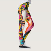 „Strasha“ - Gloss Pop Collage Dream Leggings (Rechts)