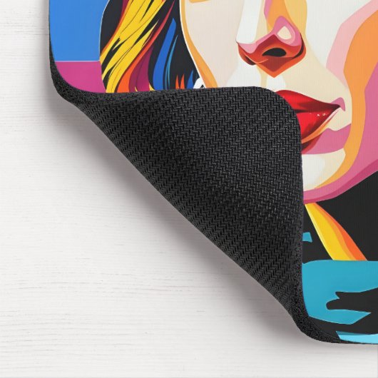 “Strasha” - Gloss Pop Collage Dream Mousepad (Ecke)