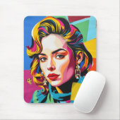 “Strasha” - Gloss Pop Collage Dream Mousepad (Mit Mouse)