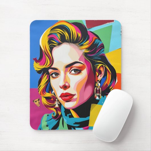 “Strasha” - Gloss Pop Collage Dream Mousepad (Mit Mouse)