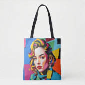 „Strasha“ - Gloss Pop Collage Dream Tasche (Vorderseite)