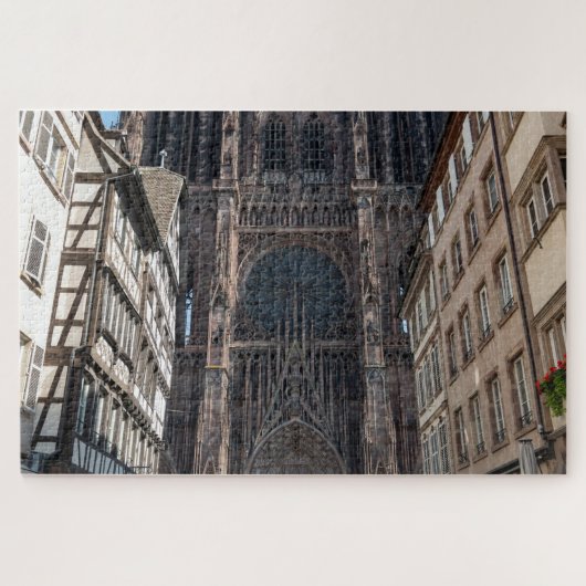 Straßburg Alsace Frankreich Kathedrale Puzzle (Horizontal)
