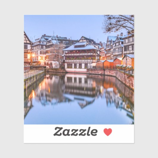 Straßburg Aufkleber (Blatt)