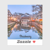 Straßburg Aufkleber (Blatt)