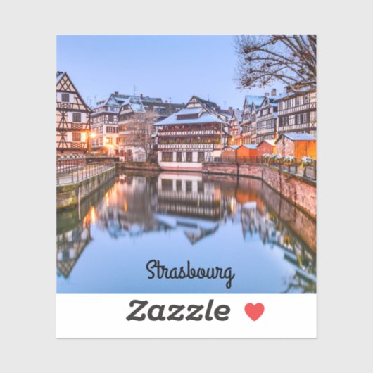 Straßburg Aufkleber (Blatt)