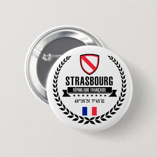 Straßburg Button (Vorne & Hinten)