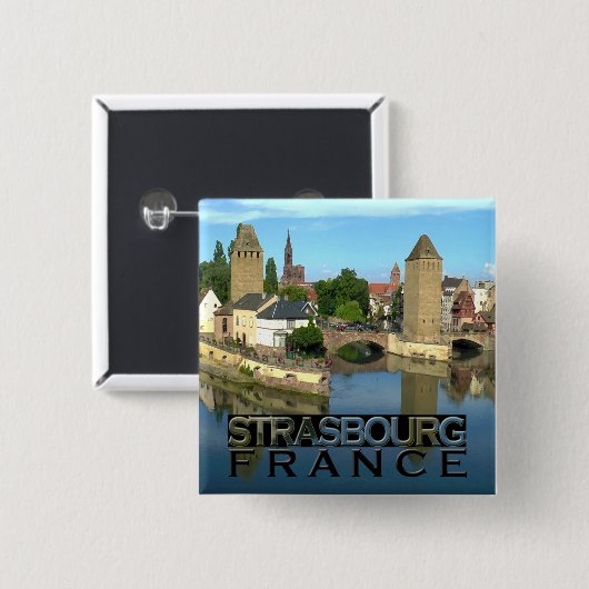 Straßburg Button (Vorne & Hinten)