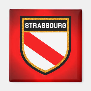 Straßburg-Flagge Magnet