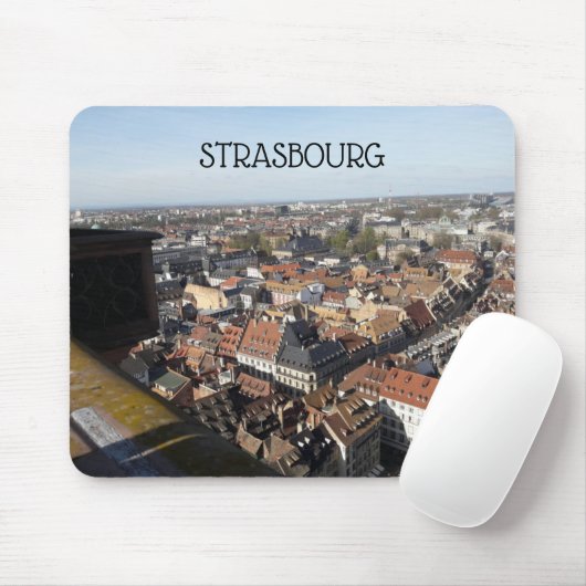 Straßburg Frankreich Aussicht von der Kathedrale Mousepad (Mit Mouse)