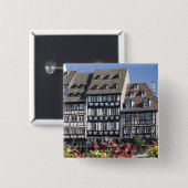 Straßburg, Frankreich Button (Vorne & Hinten)