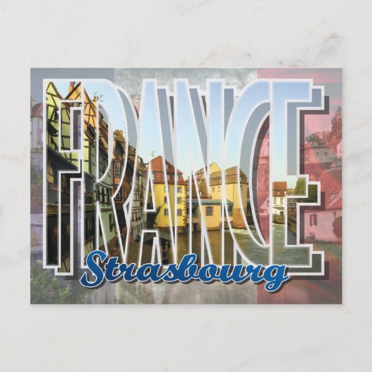 Straßburg, Frankreich Postkarte (Vorderseite)