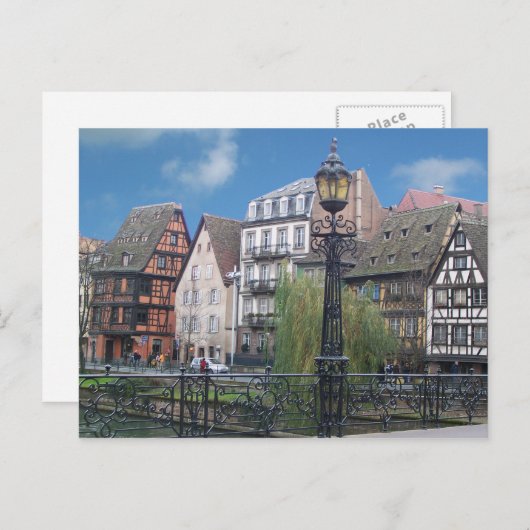Straßburg Frankreich Postkarte (Vorne/Hinten)