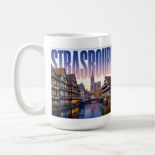 Straßburg Frankreich Reise Märchenkanal Schönheit Kaffeetasse