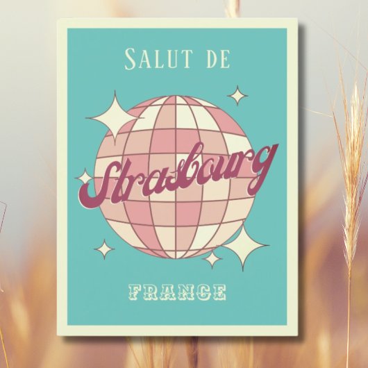 Straßburg Frankreich Retro Vintage Postkarte