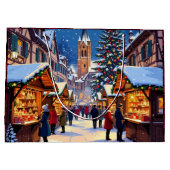 Straßburg, Frankreich Weihnachten   Große Geschenktüte (Rückseite)