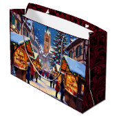 Straßburg, Frankreich Weihnachten   Große Geschenktüte (Rückseite Schrägansicht)