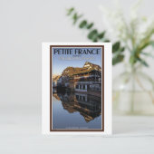 Straßburg - Ill River Reflections Postkarte (Stehend Vorderseite)