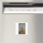 Straßburg - Kathedrale und Bäume Magnet (In Situ (Geschirrspüler))