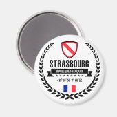 Straßburg Magnet (Vorderseite/Rückseite)