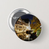 Straßburg nachts button (Vorne & Hinten)