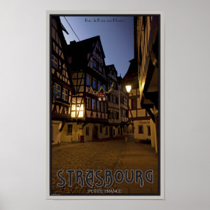 Straßburg - Petit France - Früh Vormittag Poster