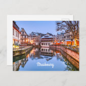 Straßburg Postkarte (Vorne/Hinten)