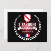 Straßburg Postkarte (Vorne/Hinten)
