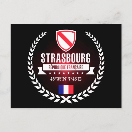 Straßburg Postkarte (Vorderseite)