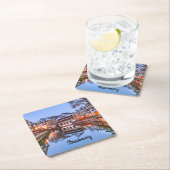 Straßburg Rechteckiger Pappuntersetzer (Vor Ort)