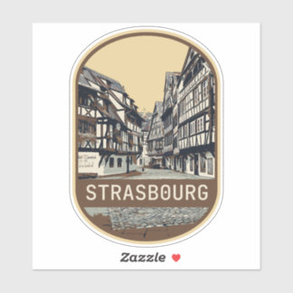 Straßburg Stadt Frankreich ist meine stolze Heimat Aufkleber