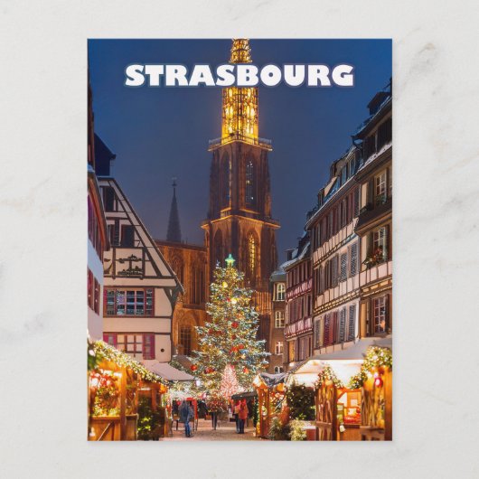 Straßburg The Capital of Christmas Postkarte (Vorderseite)