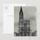 Straßburger Dom Postkarte (Vorne/Hinten)