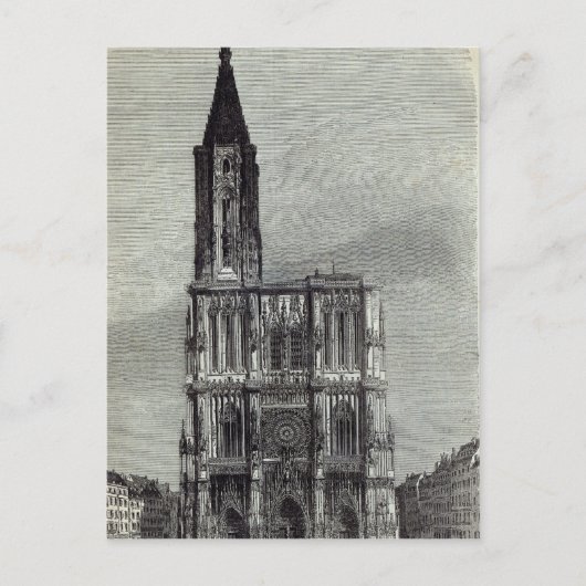 Straßburger Dom Postkarte (Vorderseite)