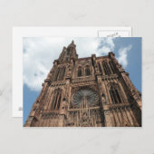Strassburger Dom Postkarte (Vorne/Hinten)