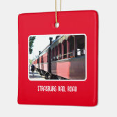 Straßburger Eisenbahnbahnhof Keramikornament (Links)