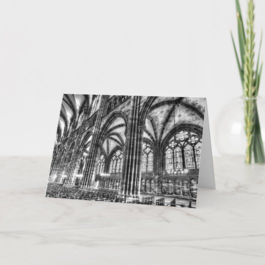 Strassburger Kathedrale Bleiglas Karte (Vorderseite)