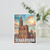 Straßburger Münster Postkarte (Stehend Vorderseite)