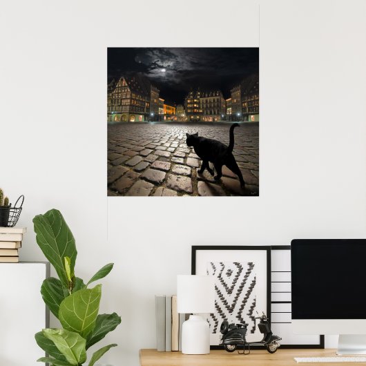 Straßburger Nacht Poster (Heimbüro)